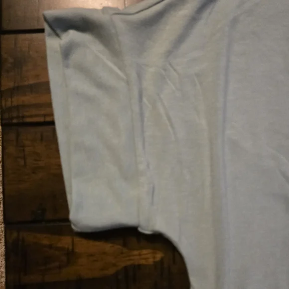 Zenana NWOT Romper Light Blue with pockets - Picture 4 of 7